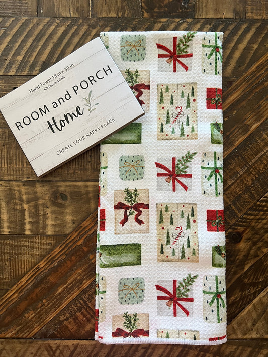 Christmas Presents - Double Sided - Hand Towel