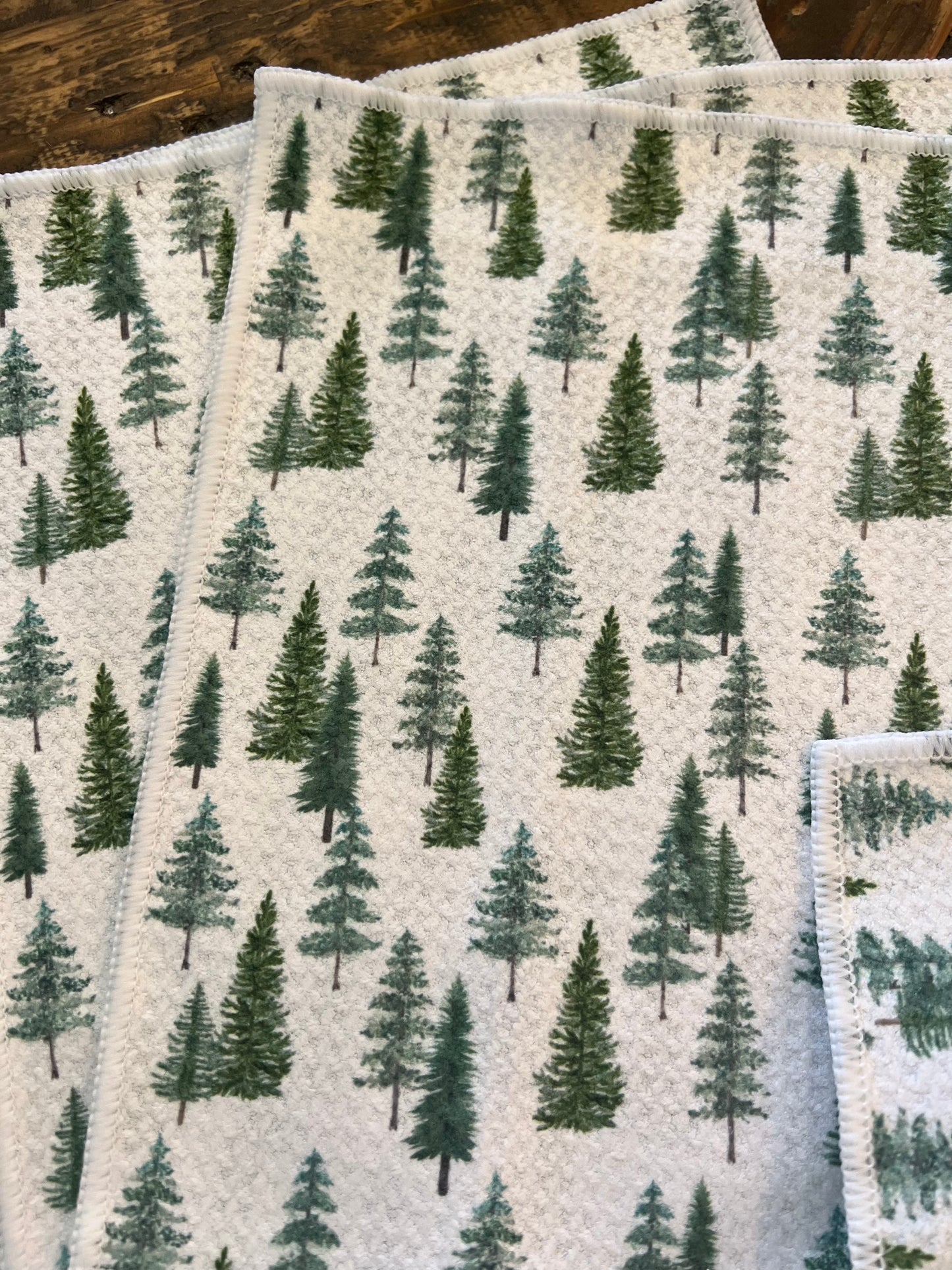 Mountainside - 2 sided - Set of 3 Dishcloths