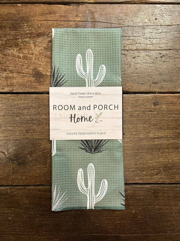 Cactus hand towel sale