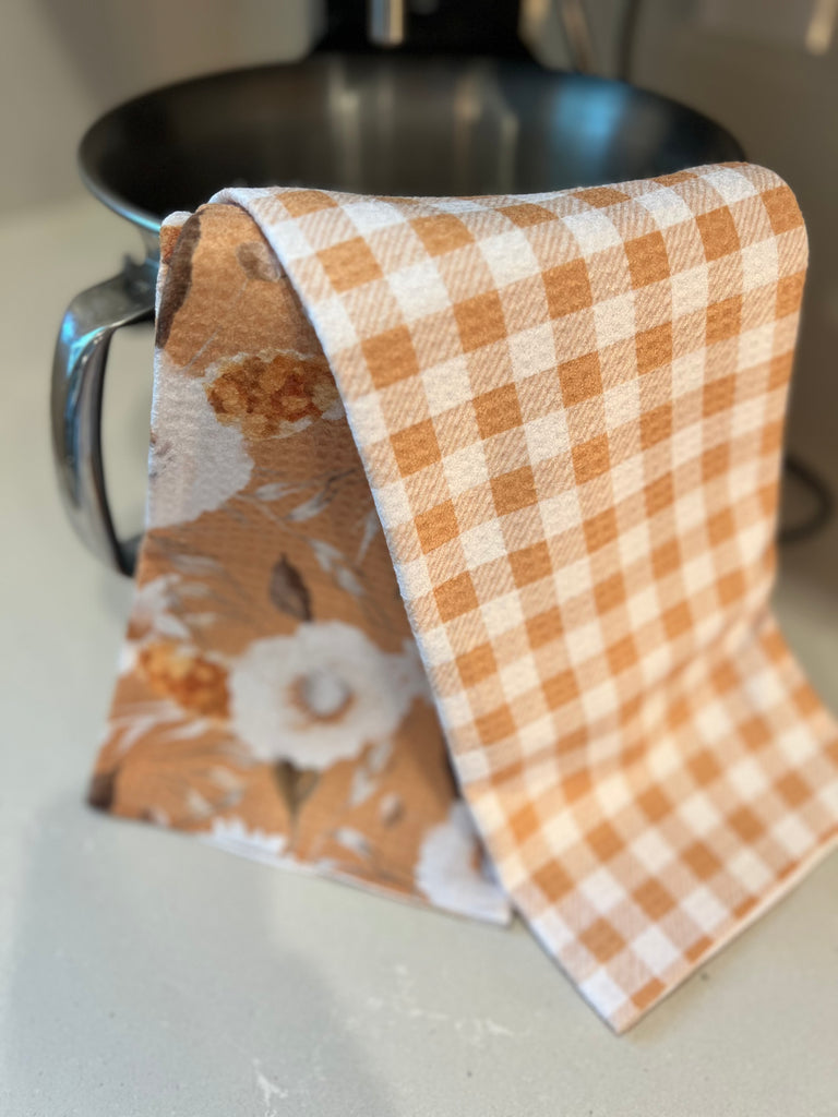 Golden Gingham - Hand Towel