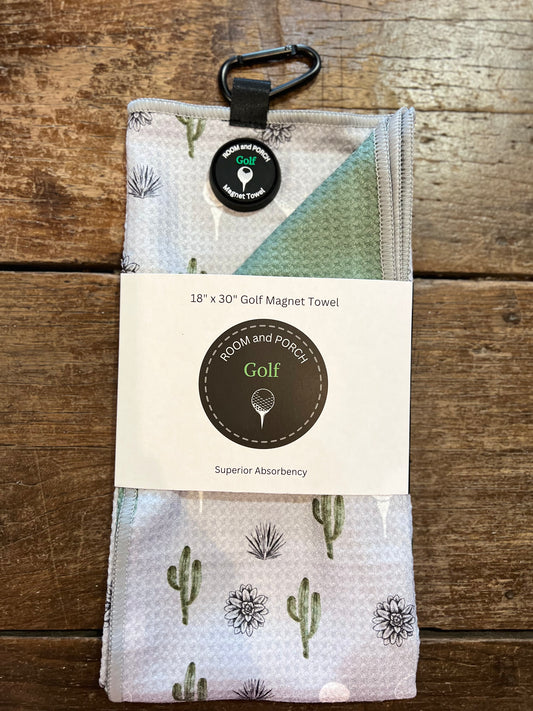 Magnet Golf Towel - Sedona Gray