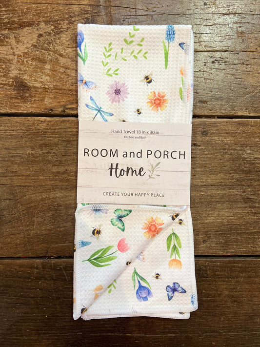 Spring Flowers - Hand Towel 2 sided