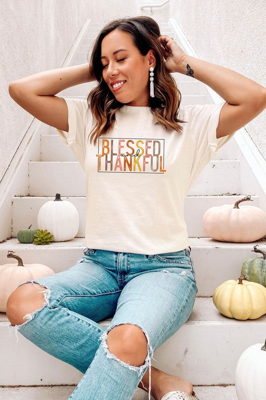 Blessed and Thankful Graphic Tee