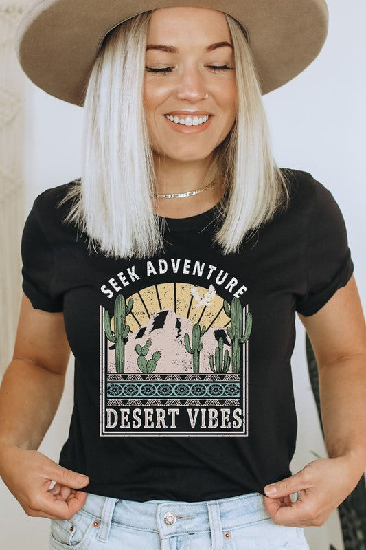 Seek Adventure Desert Vibes Graphic Tee