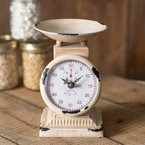 Small Kitchen Scale Clock