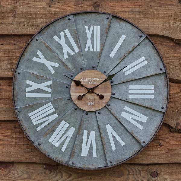 Roman Numeral Windmill Wall Clock