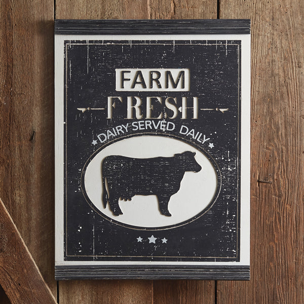 Modern Farmhouse Sign | Cow Decor | Farmhouse Decor