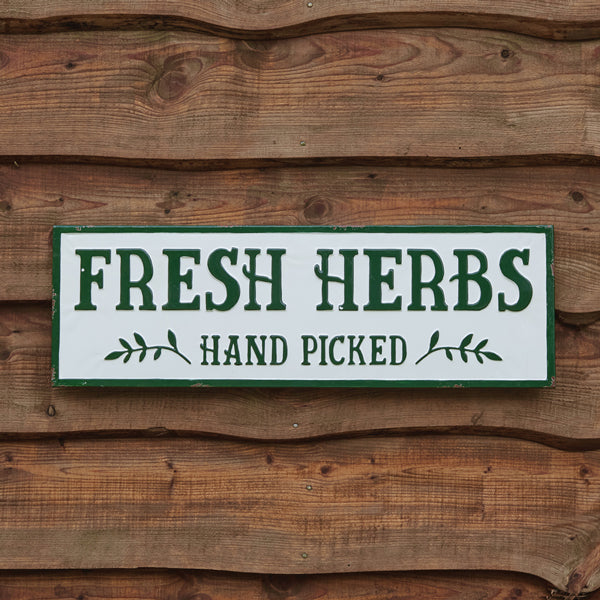 Fresh Herbs Farmhouse Sign