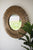 Round wooden BOHO mirror