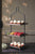 Metal three tiered industrial display